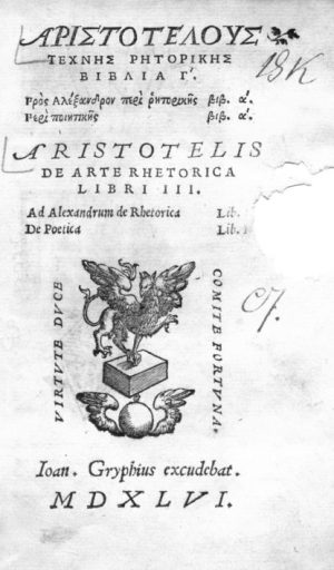 2.1 De Arte rhetorica libri III